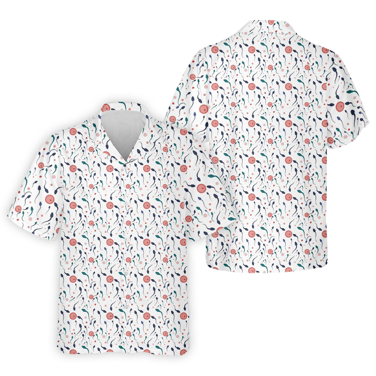 Funny Crazy Egg Fertilization White Golf Shirt, Golf Gifts For Valentine's Day, Polo ShirtFor Men