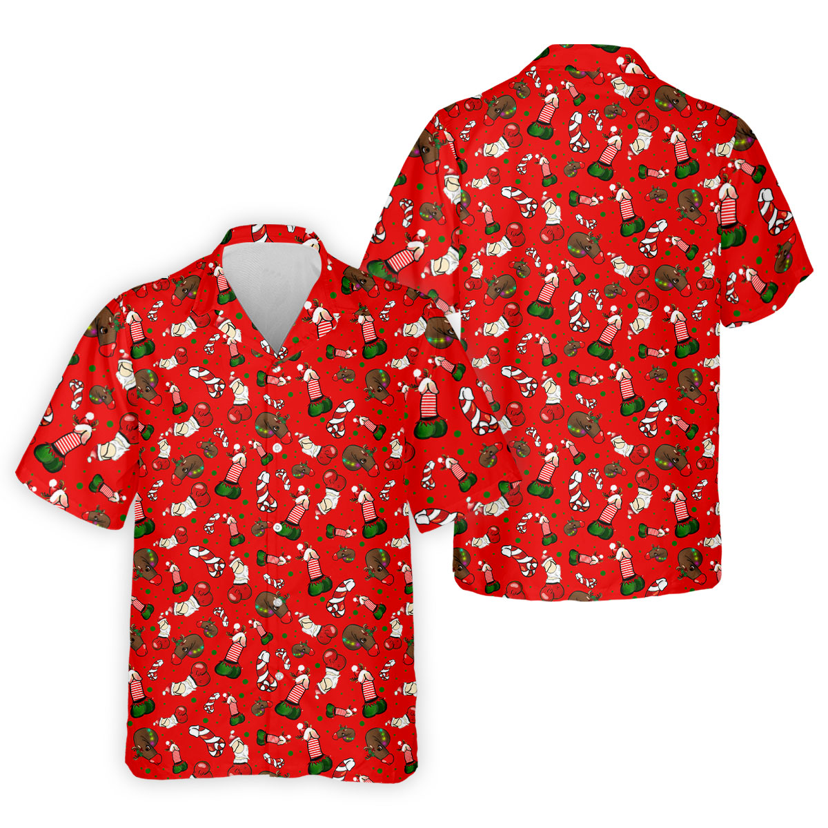 Funny Christmas Golf Tops For Men, Funny Dirty Red Golf Shirt, Christmas Golf Shirt, Golfing Apparel