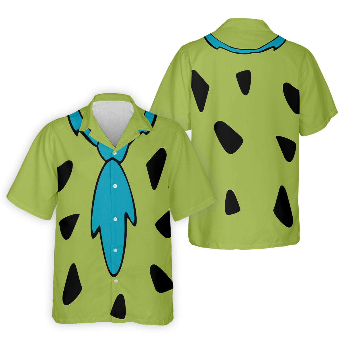 Green Stone Age Costume Hawaiian Golf Shirt, Mens Golf Polo, Golf Shirts For Men
