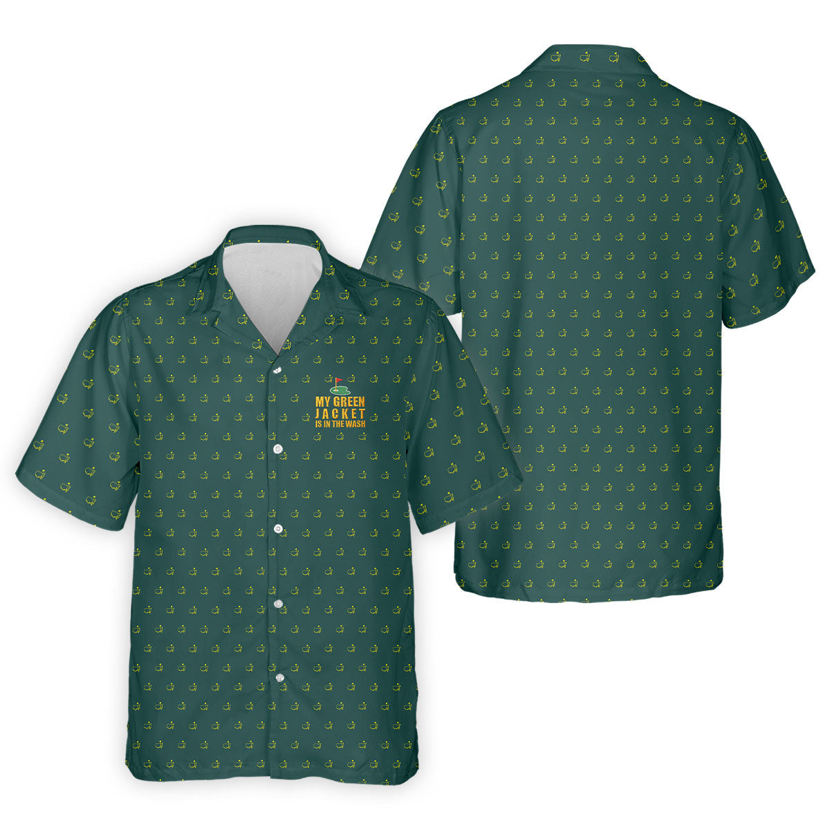 My Green Jacket Is In The Wash Golf Tournament Polo ShirtGolf Shirts For Men, Polo For Men
