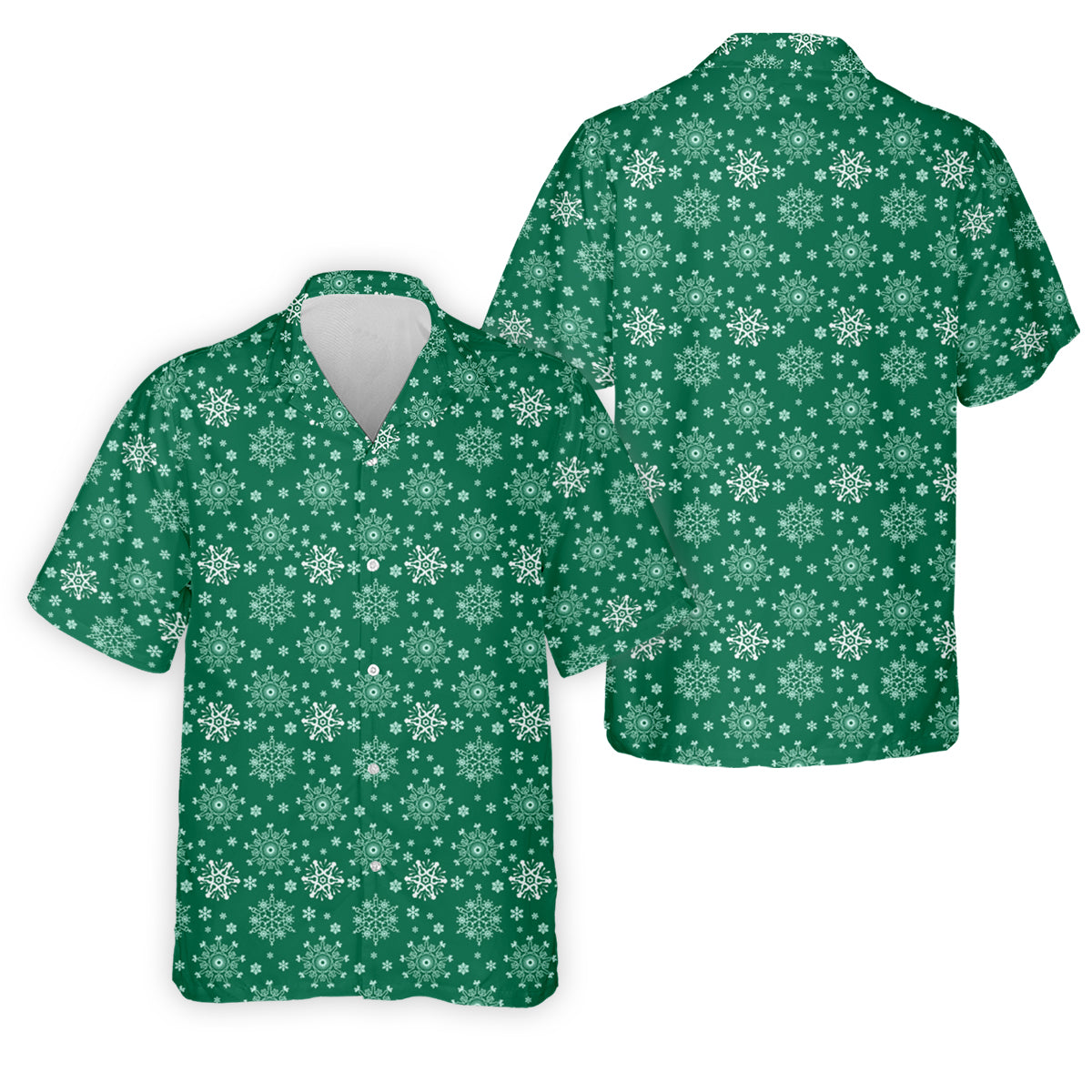 Dirty Funny Adult Humor Snowflakes Green Golf Shirt, Fun Men's Golf Polos, Christmas Golf Shirt, Polo ShirtFor Men