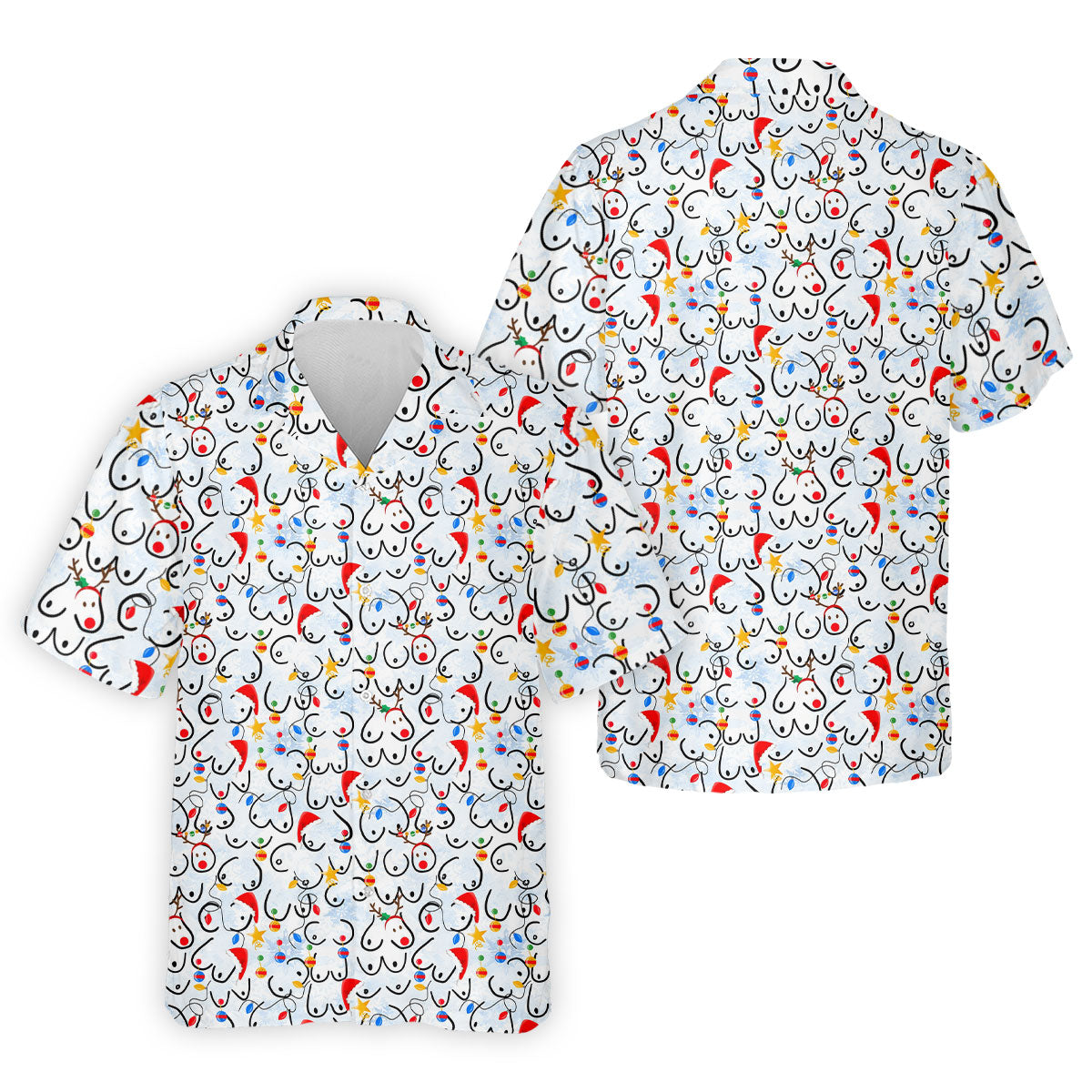 Naughty Christmas Golf Tops For Men, Christmas Golf Shirt, Fun Golf Shirts For Men, Golf Gift For Men