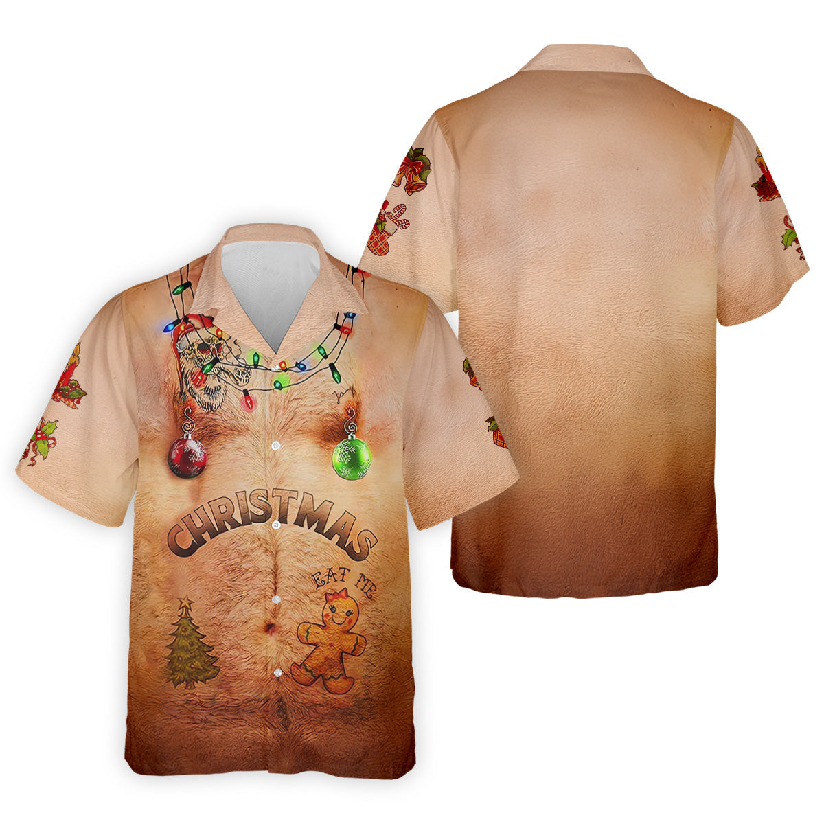 Eat Me Funny Christmas Golf Shirt, Fun Golf Shirts For Men, Unique Gift For Golfer, Polo Shirt Men