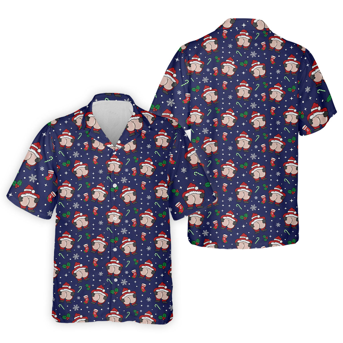 Funny Santa Christmas Golf Tops For Men, Christmas Golf Shirt, Polo Shirtor Men, Golfing Apparel
