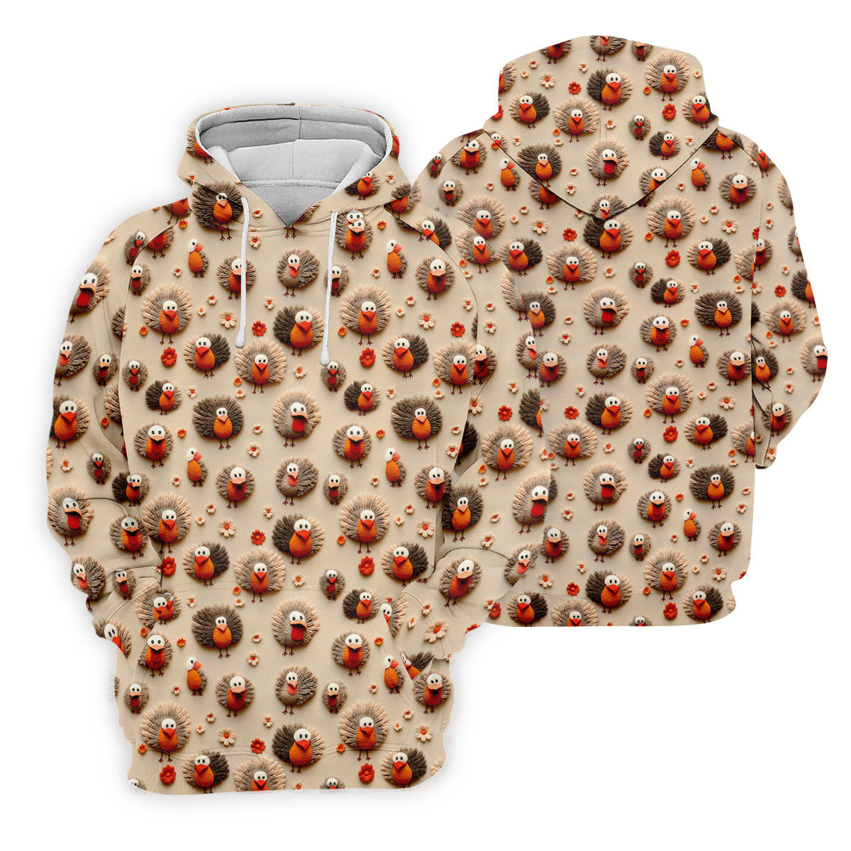 Little Turkey Thanksgiving Golf Tops For Men, Fun Golf Shirts For Men, Polo ShirtFor Men, Golf Gift For Men