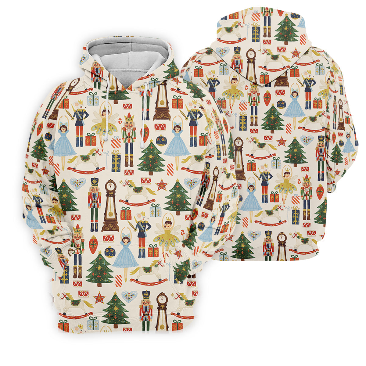 Vintage Nutcracker Christmas Golf Shirt, Men's Golf Polo Shirte Golf Outfit, Golf Gift For Men