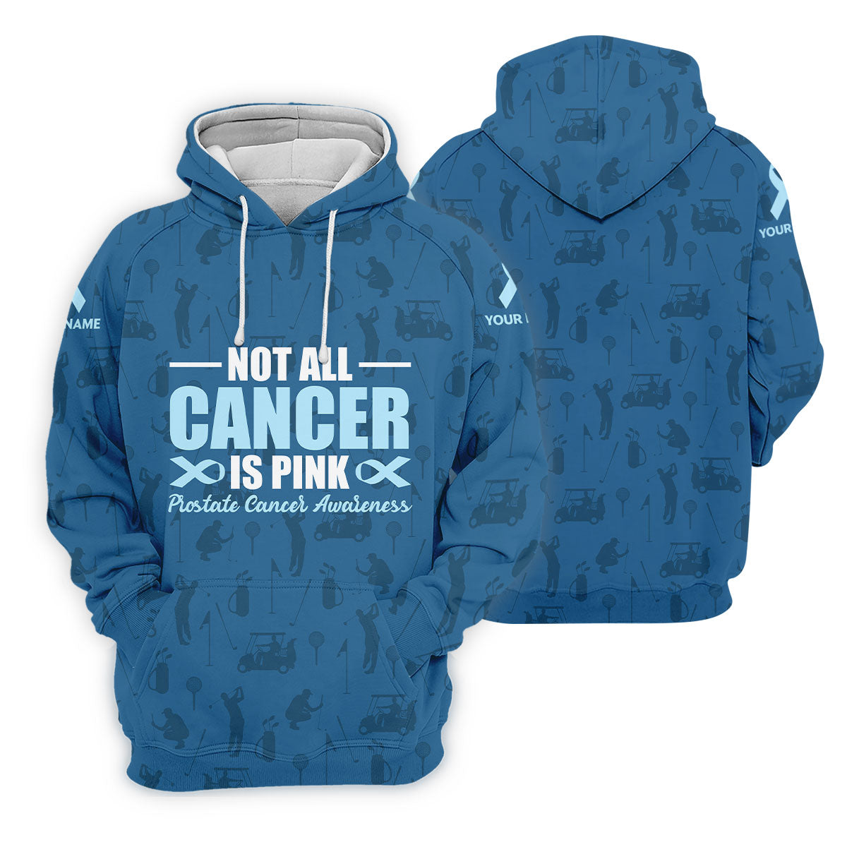Not All Cancer Is Pink Prostate Cancer Awareness Women Golf Top, Ladies Golf Shirts, Golfing Apparel