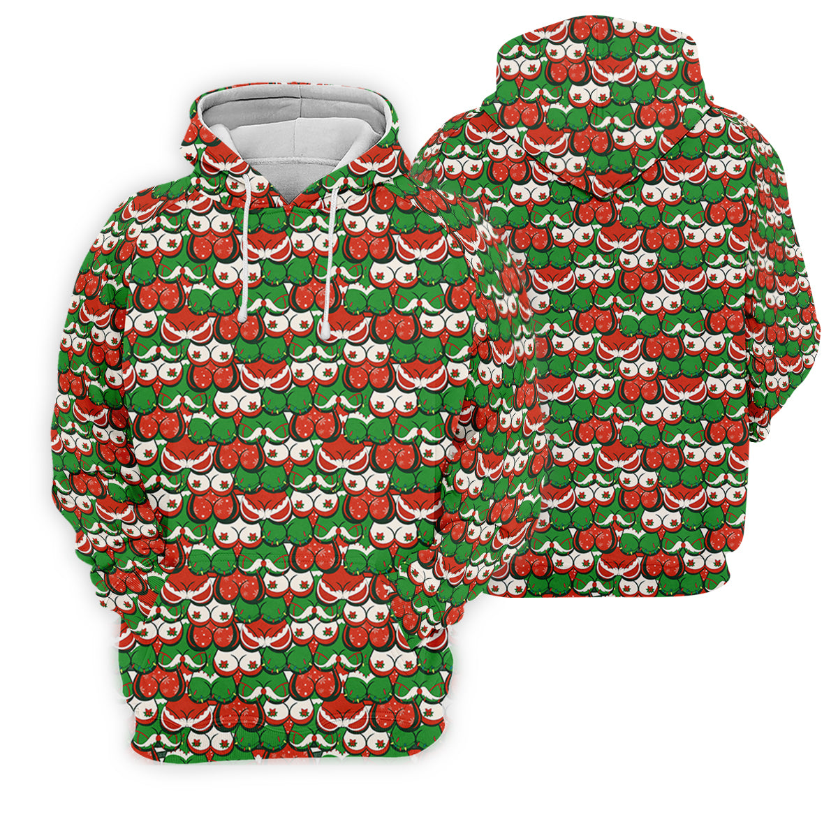 Funny Christmas Red And Green Women's Golf Tops, Christmas Golf Shirt, Cute Golf Outfit, Golf Gift For Ladies