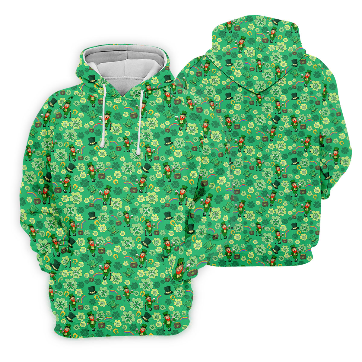 Shamrock St Patrick's Day Light Green Golf Shirt, Women's Golf Tops, Ladies Golf Polos, Women's Polo Shirt
