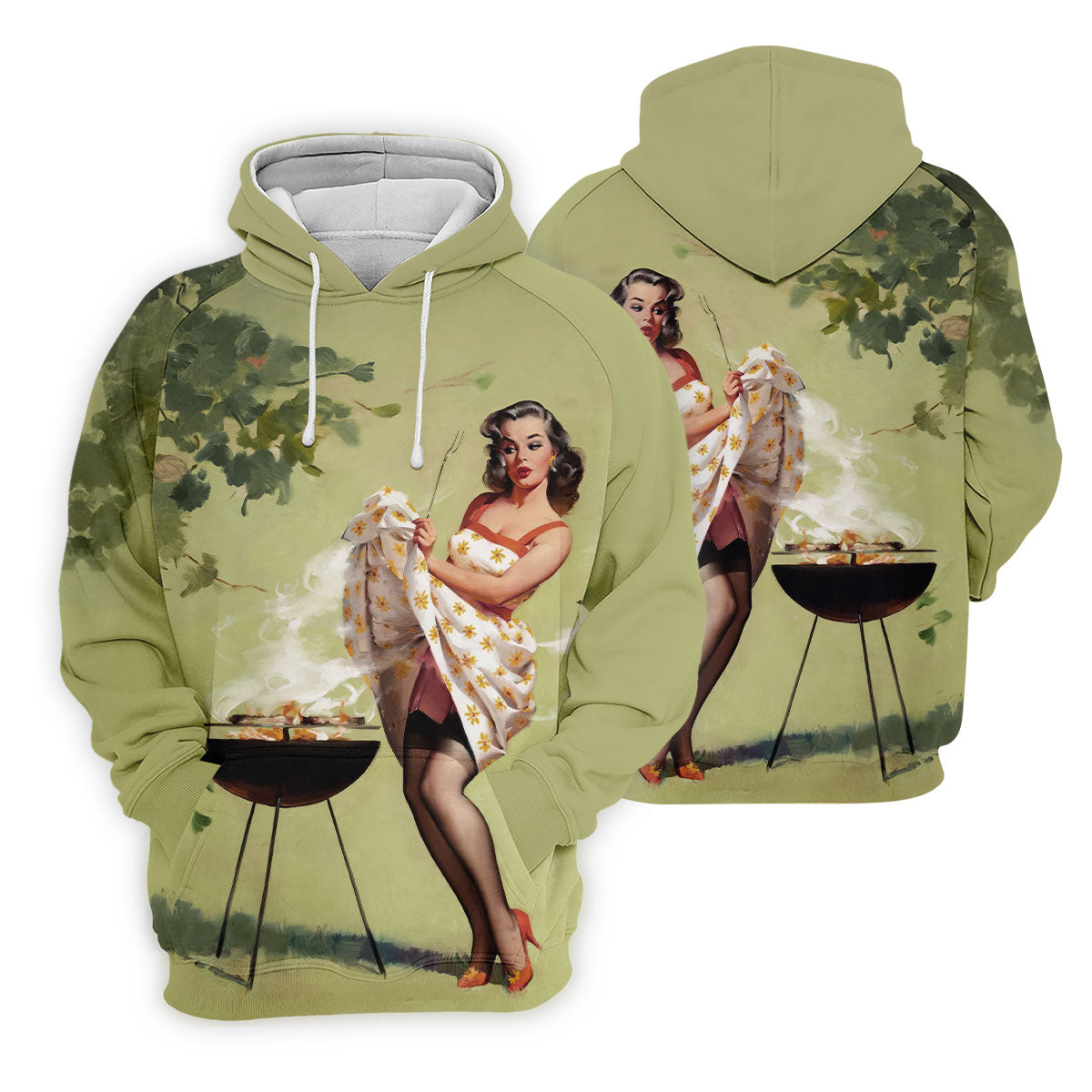 Hot Beauty Men's Funny Golf Shirts, Retro Golf Shirt, Polo ShirtFor Men, Golf Shirts For Men