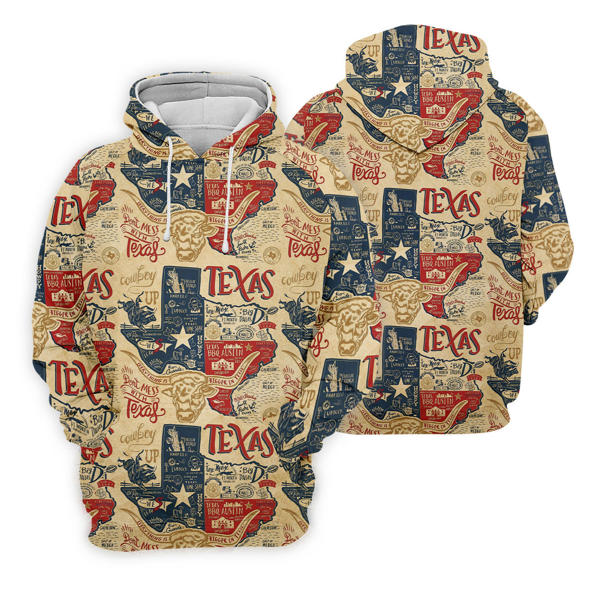 Don't Mess With Texas Western Theme Old West Golf Tops For Men, Polo Shirt Men, Golf Shirts For Men