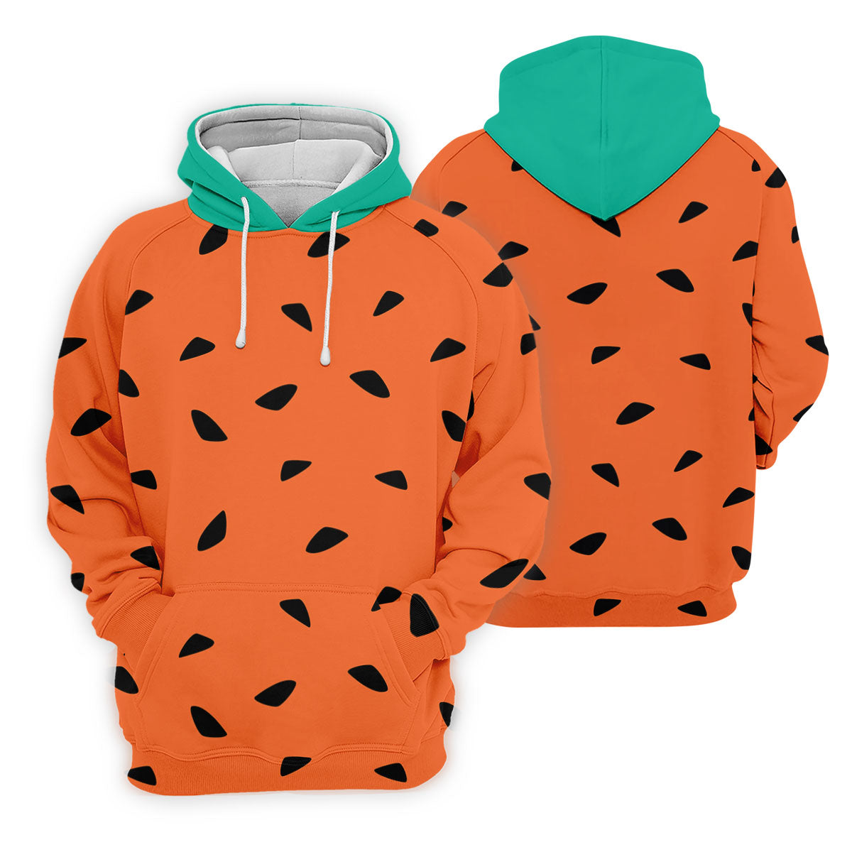 Watermelon Slice Golf Top, Orange Summer Design, Golf Shirts For Women