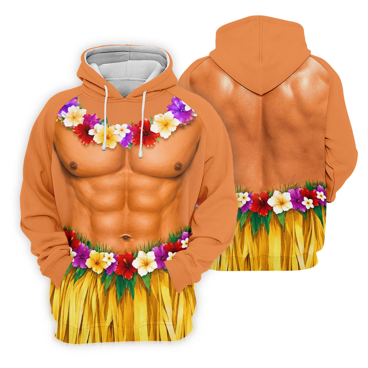Funny Beach Body Golf Shirt, Hawaiian Luau Men's Golf Polo, Polo Shirts For Men