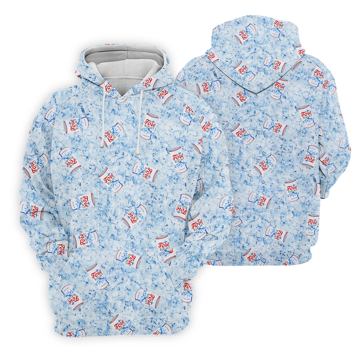 Fore Right Cold As Slice Golf Tops For Men, Men's Funny Golf Shirts, Golf And Beer Golf Shirts For Men