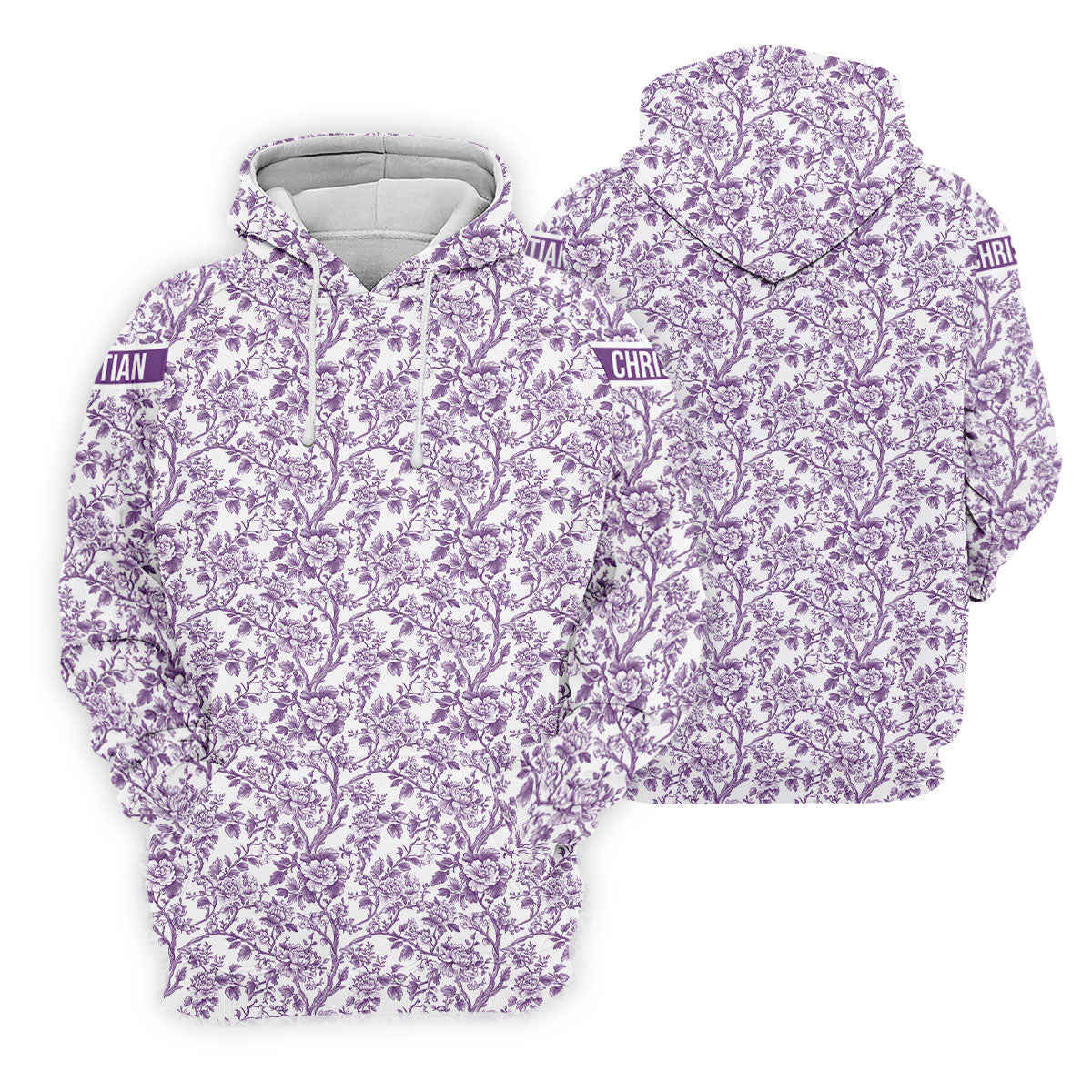 Toile De Jouy Purple Golf Shirt, Golf Tops For Men, Polo ShirtFor Men, Golf Gift For Men, Golf Shirts For Men
