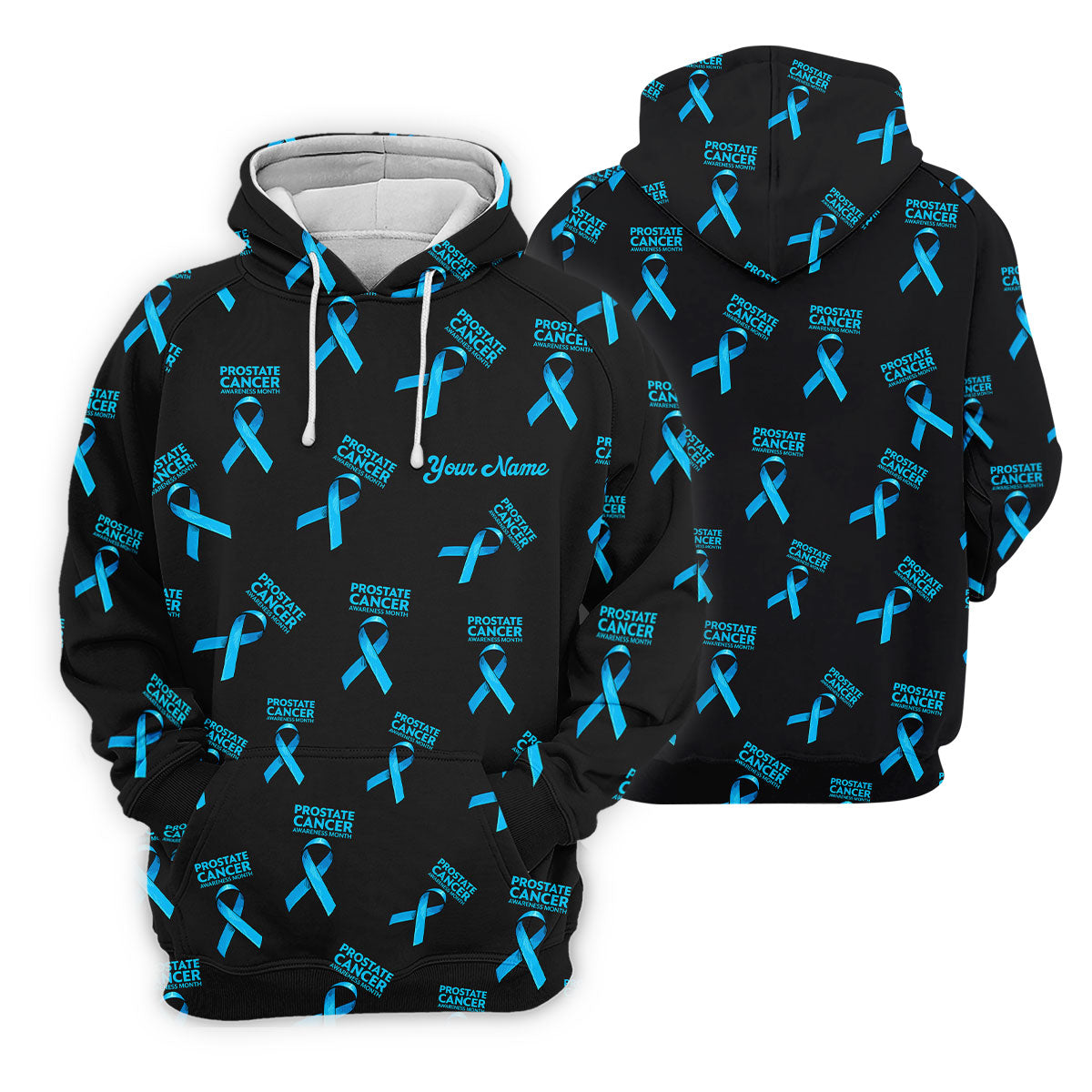 Prostate Cancer Awareness Blue Ribbon Women Golf Top, Ladies Sleeveless Polo, Women's Polo Shirt