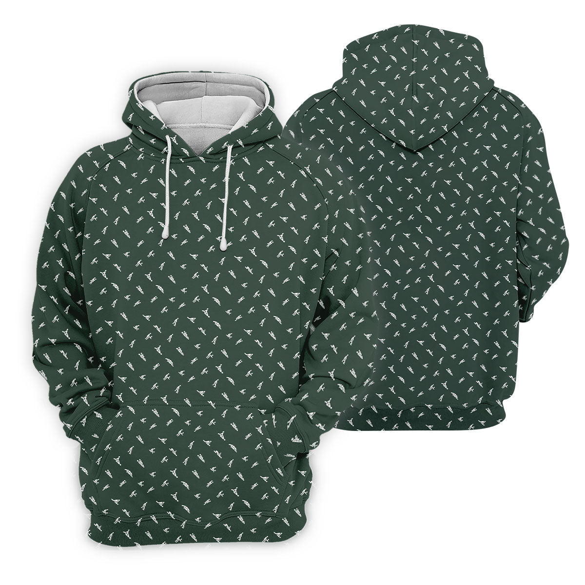 Naughty Position Dark Green Fun Golf Shirts For Men, Valentines Golf Gift, Polo ShirtFor Men, Golf Gift For Men