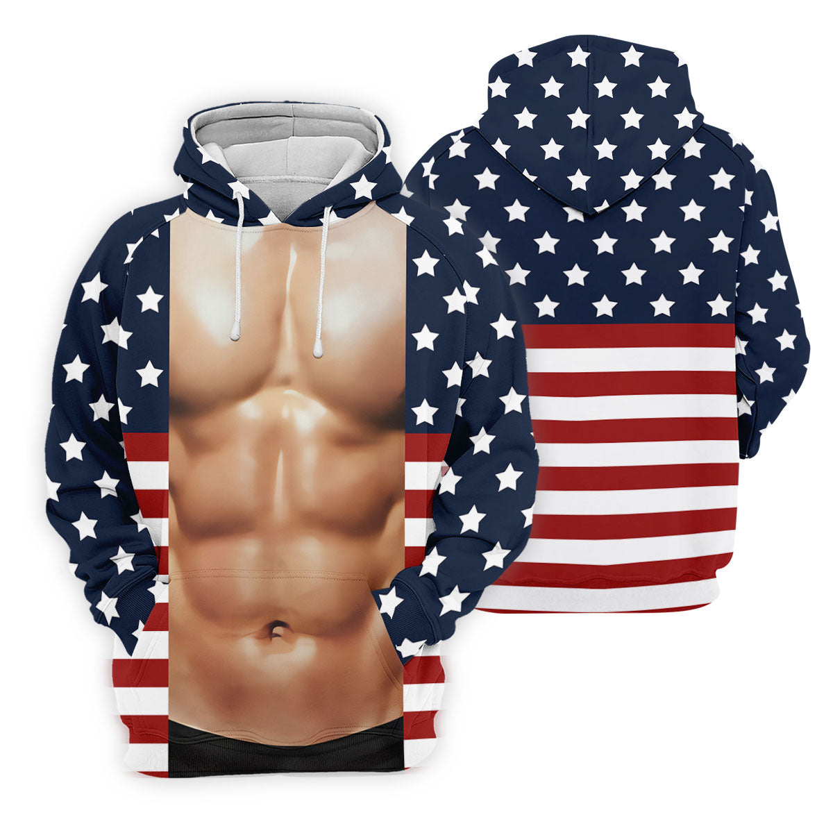 American Flag Pattern Men's Funny Golf Shirts, 250th Anniversary Performance Golf Shirt, Polo Shirt Men