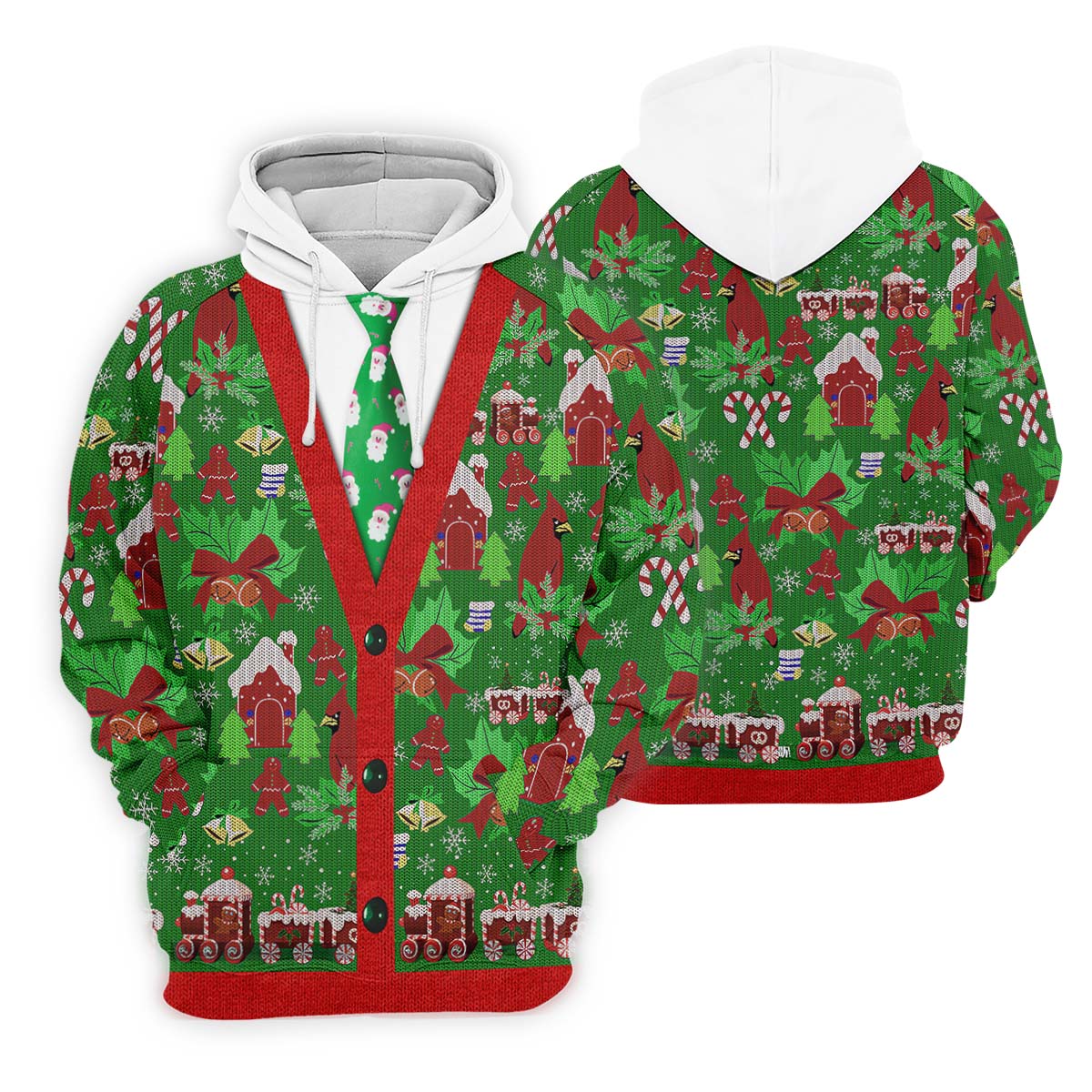 Christmas Pattern Fun Golf Shirts For Men, Christmas Golf Shirt, Unique Gift For Golfer, Polo Shirts For Men