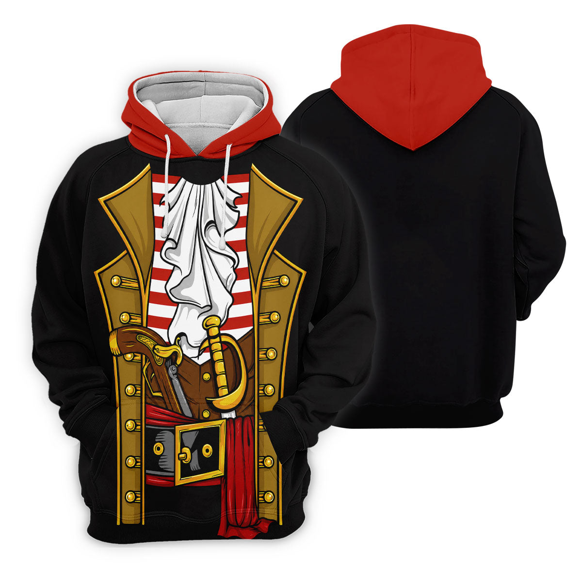 Pirate Captain Outfit Golf Shirt, Swashbuckler Costume Design, Golf Shirt For Women