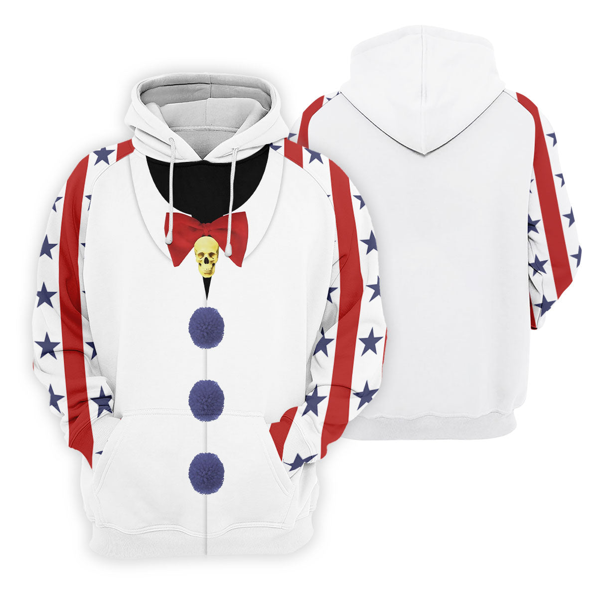 Creepy Clown Horror Cosplay Fun Golf Shirts For Men, Funny Halloween Polo ShirtFor Men, Cool Golf Gift