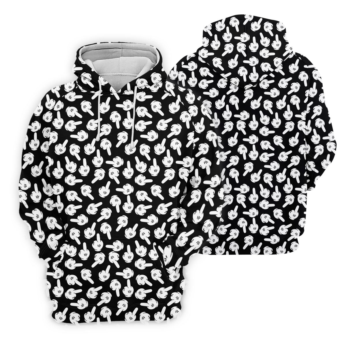 Funny Middle Finger Hand Golf Polo Shirt, Golf Shirts For Women, Women’s Golf Polo