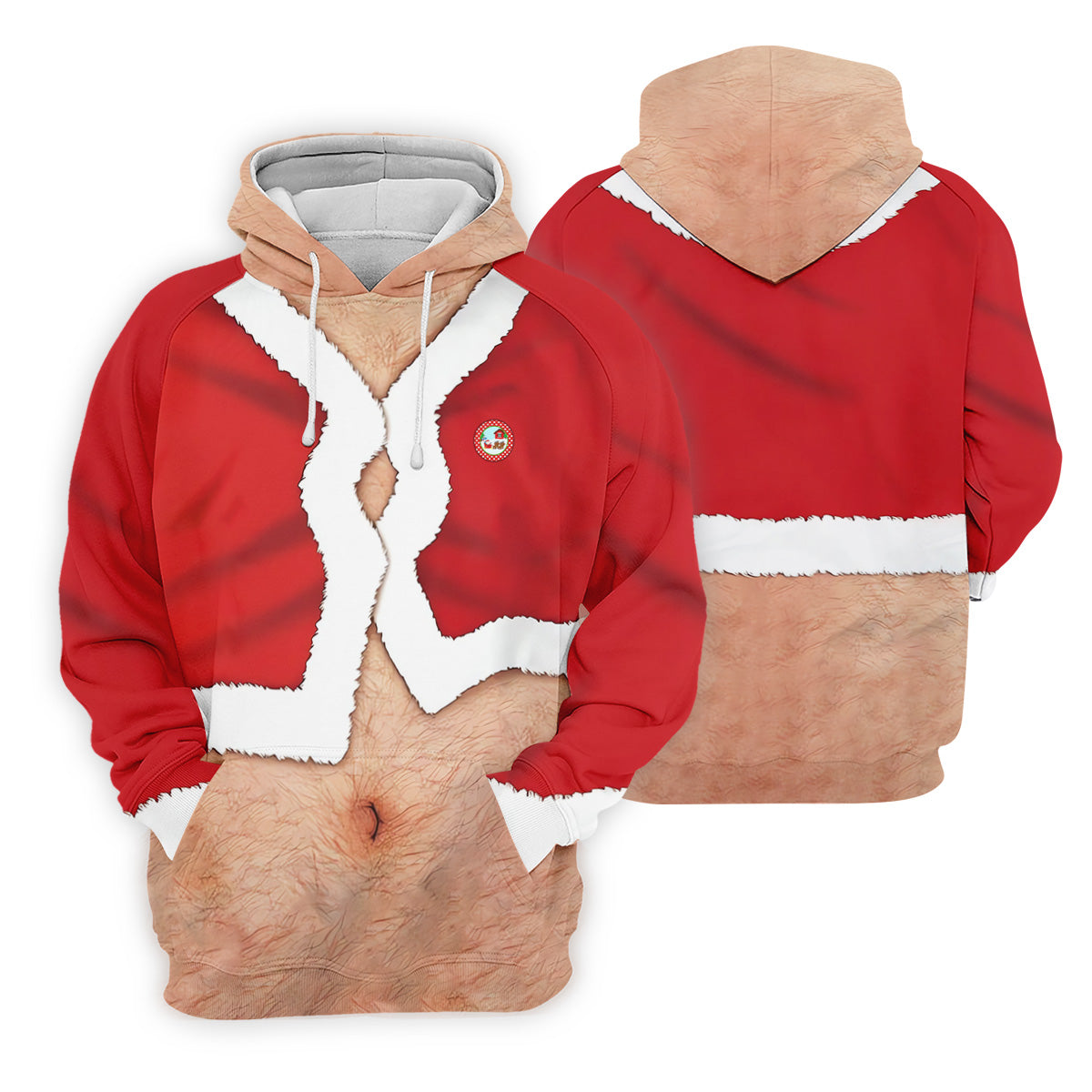 Funny Santa Costume Golf Polo ShirtChristmas Golf Shirt, Ladies Golf Shirts, Golf Gifts For Women