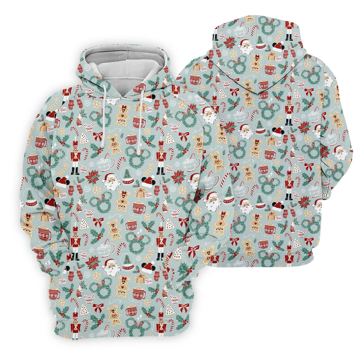 Cute Cartoon Christmas Sweets Women's Golf Tops, Christmas Golf Shirt, Ladies Golf Shirts, Women's Golf Gifts