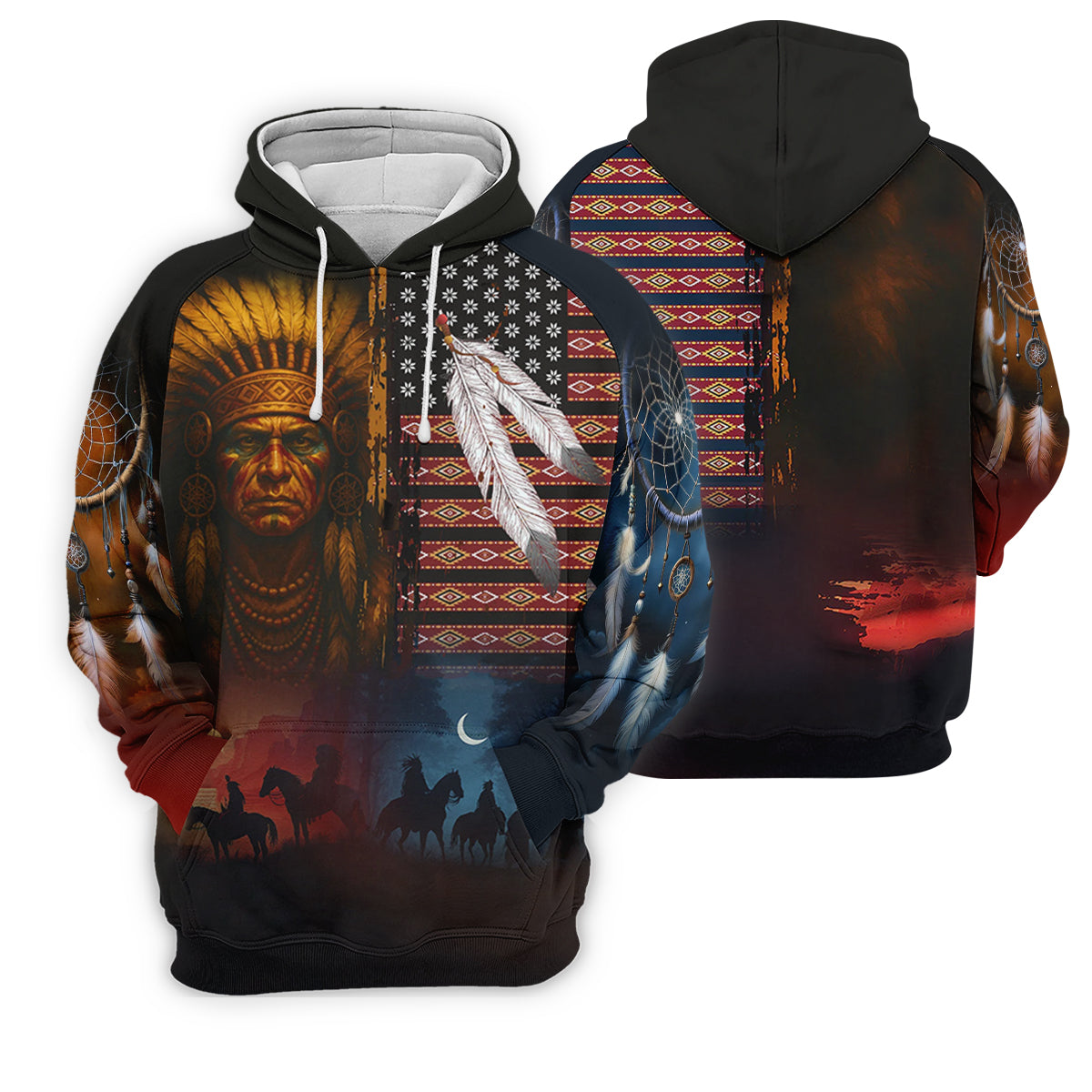 Native Heritage Red & Blue Golf Tops For Men, Native American Ancestry Polo Shirtor Men, Indigenous Peoples Month