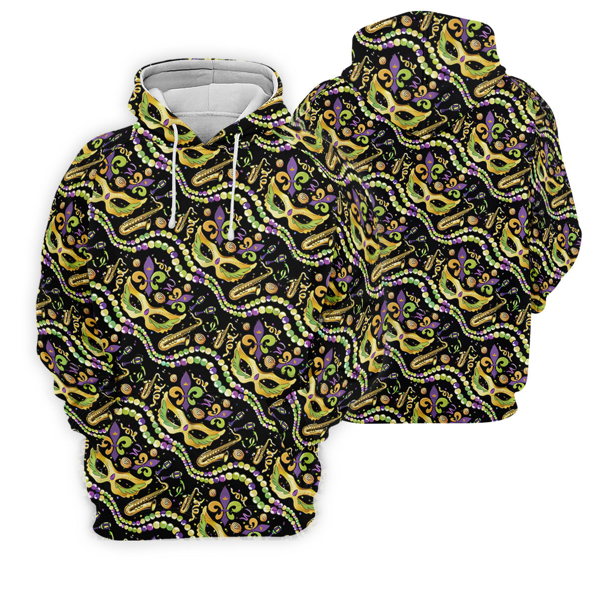 Gold Masquerade Mask Beads String Mardi Gras Golf Shirt, Ladies Golf Tops, Golf Shirt For Women