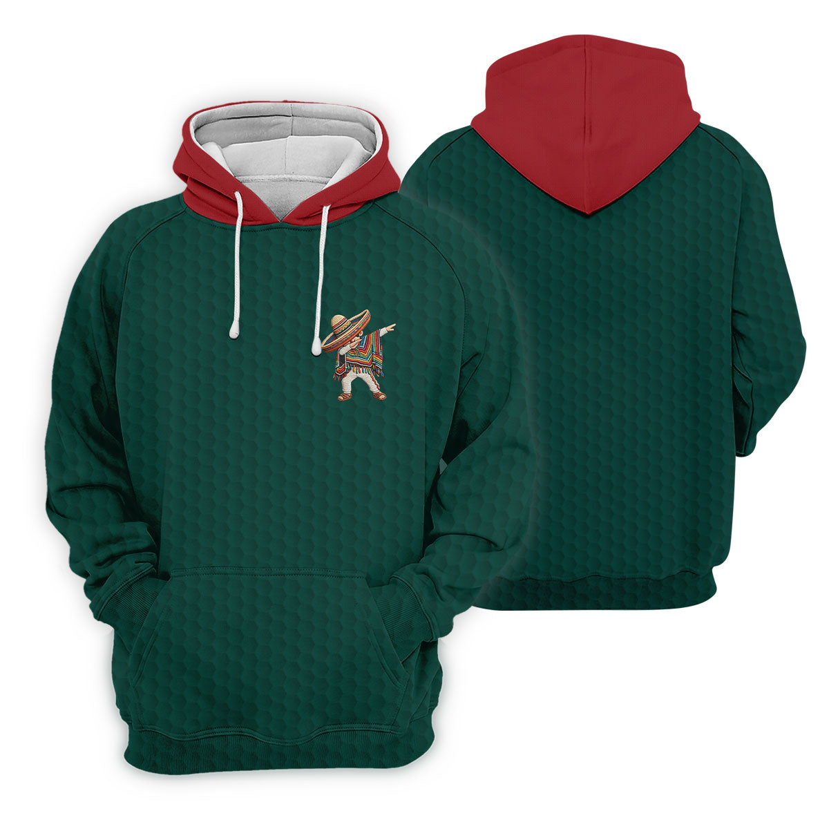 Cinco De Mayo Celebration Golf Ball Pattern Green Golf Shirt, Polo Shirtor Men