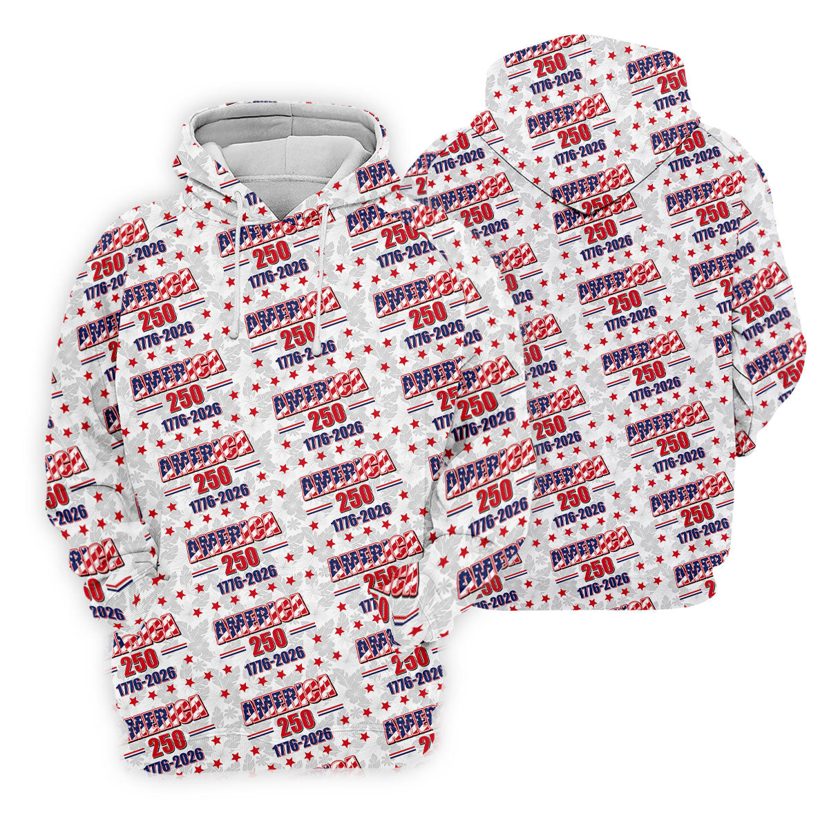 America 250 Tropical Floral 4th Of July Golf Shirt, Patriotic Golf Shirt, Golf Shirts For Men