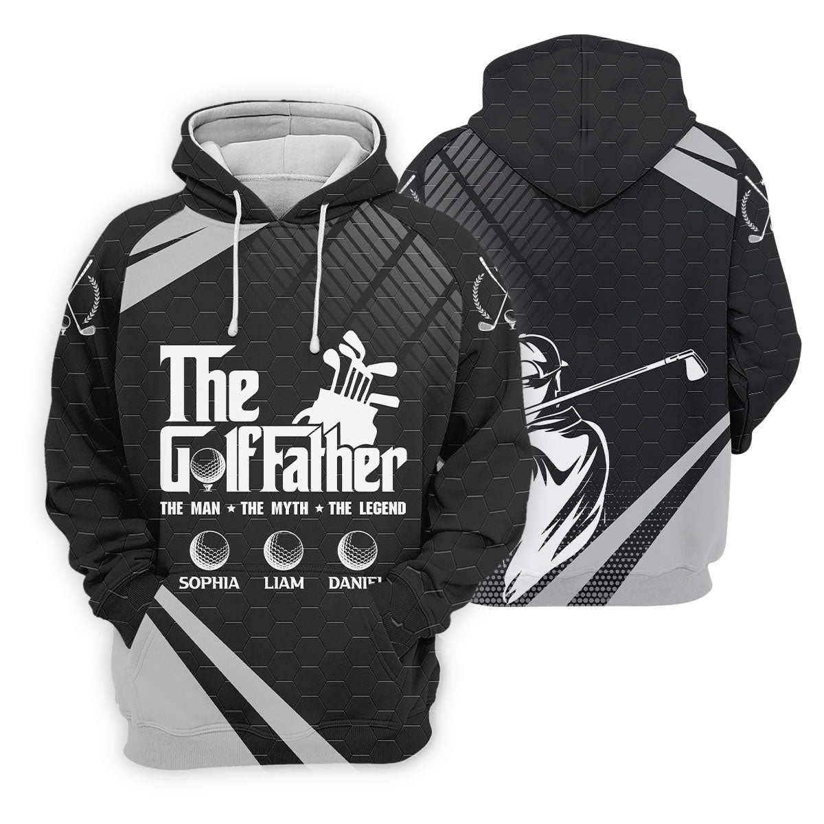 The Golf Father The Man The Myth The Legend Golf Tops For Men, Father's Day Golf Gift
