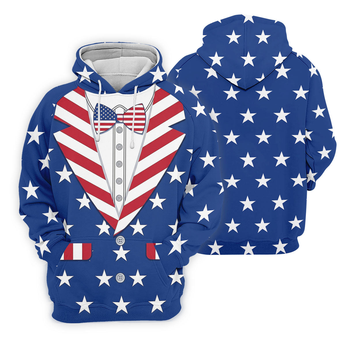 US Flag Costume Patriotic 4th Of July Golf Shirt, 250th Anniversary Polo Shirt Men