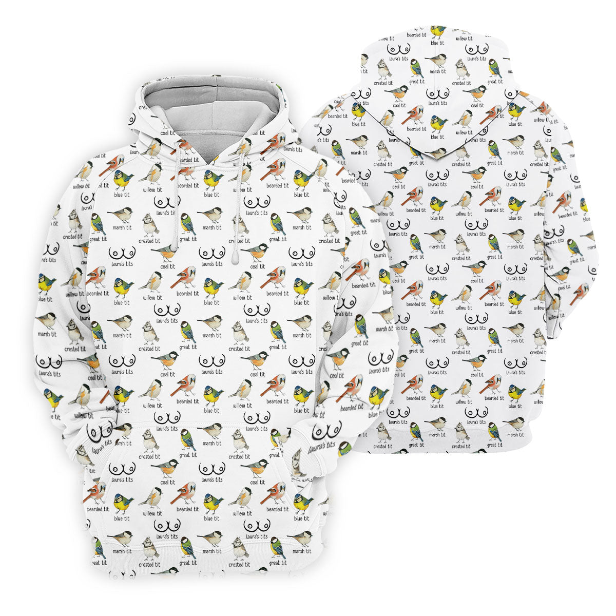 Funny Birds Adult Humor Men's Golf Shirts, Men's Funny Golf Shirts, Polo Shirt Men
