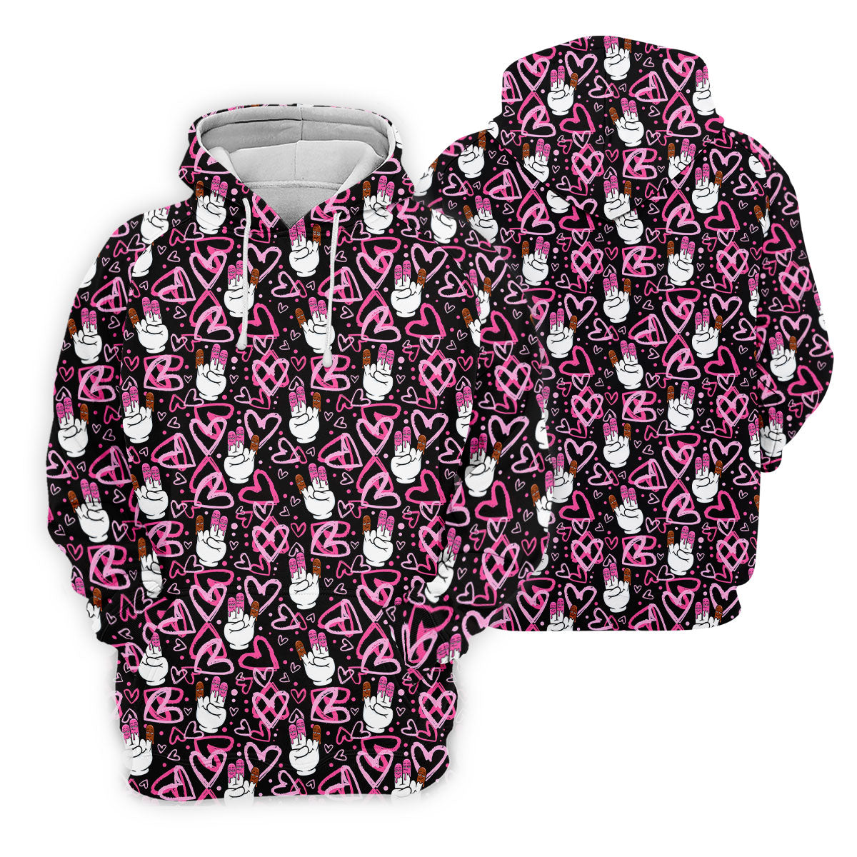 Chocolate Fingers Adult Humor Heart Pattern Fun Golf Shirts For Men, Valentines Golf Gift, Polo ShirtFor Men