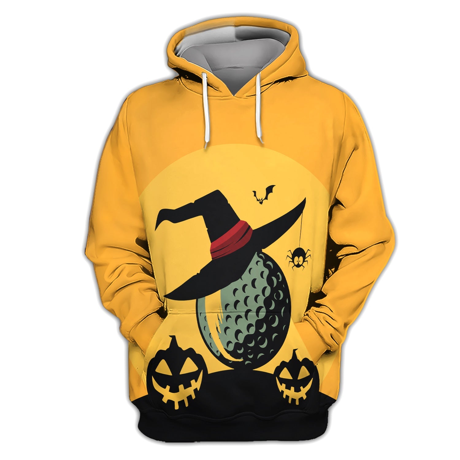 Funny Halloween Golf Polo Shirt for Men – My Broom Broke So Now I Golf Witch Shirt