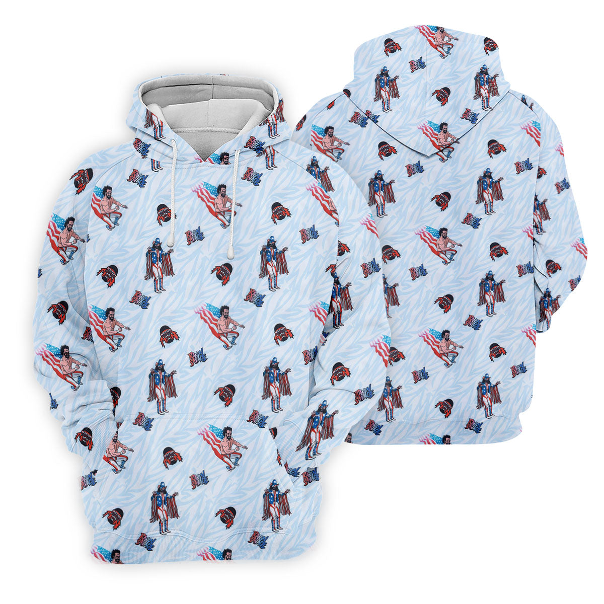 Randy Savage Patriotic Golf Shirt, Macho Man Golf Polo, Mens Golf Apparel