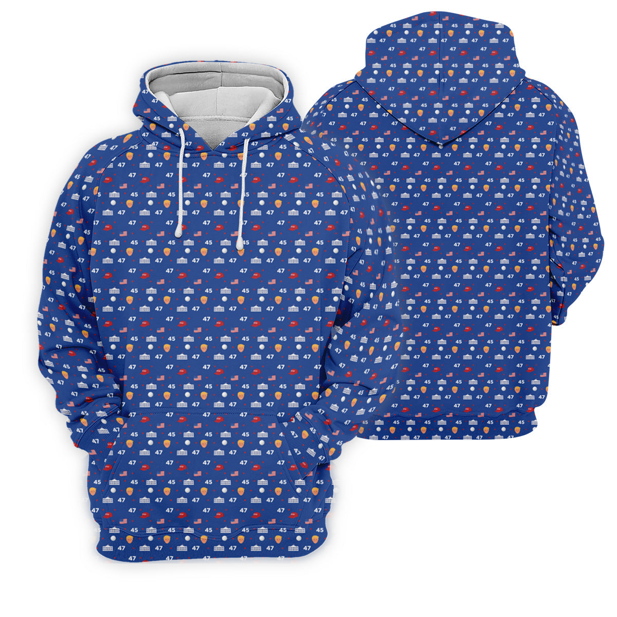 45 47 US Flag Pattern Blue Golf Shirt, Funny Golf Shirt, Women's Golf Tops, Ladies Golf Shirts