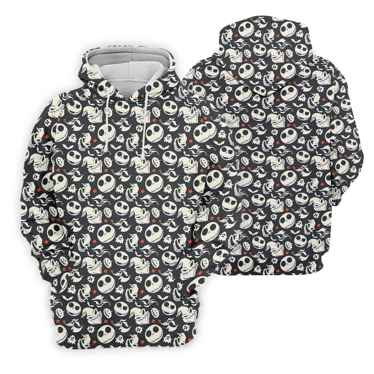 Nightmare Skull Golf Tops For Men, Horror Pattern Polo ShirtFor Men, Halloween Golf Shirt