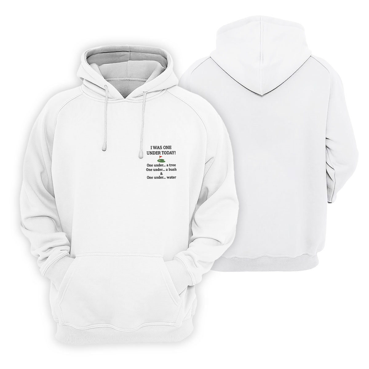 I Was One Under Today White Golf Shirt, Funny Golf Shirt, Ladies Golf Tops, Golf Shirt For Women