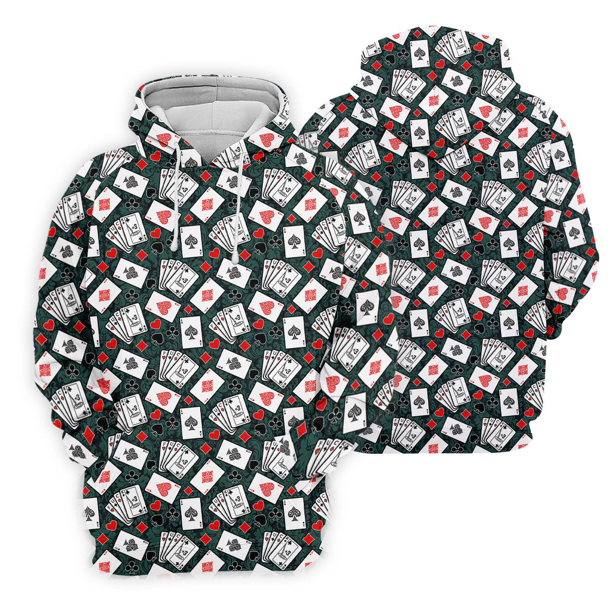 Funny F*ck Three Putts Cards Casino Themed Golf Tops For Men, Polo ShirtFor Men, Golf Shirts For Men
