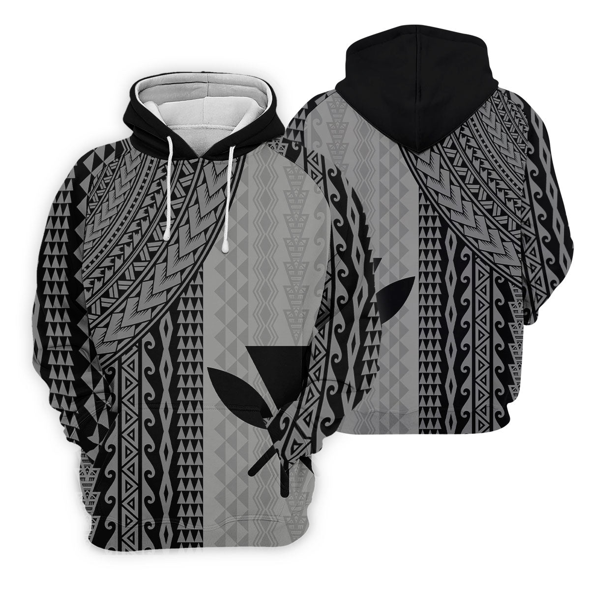 Polynesian Tribal Pattern Vintage Golf Shirt, Hawaiian Golf Shirt, Polo Shirtor Men
