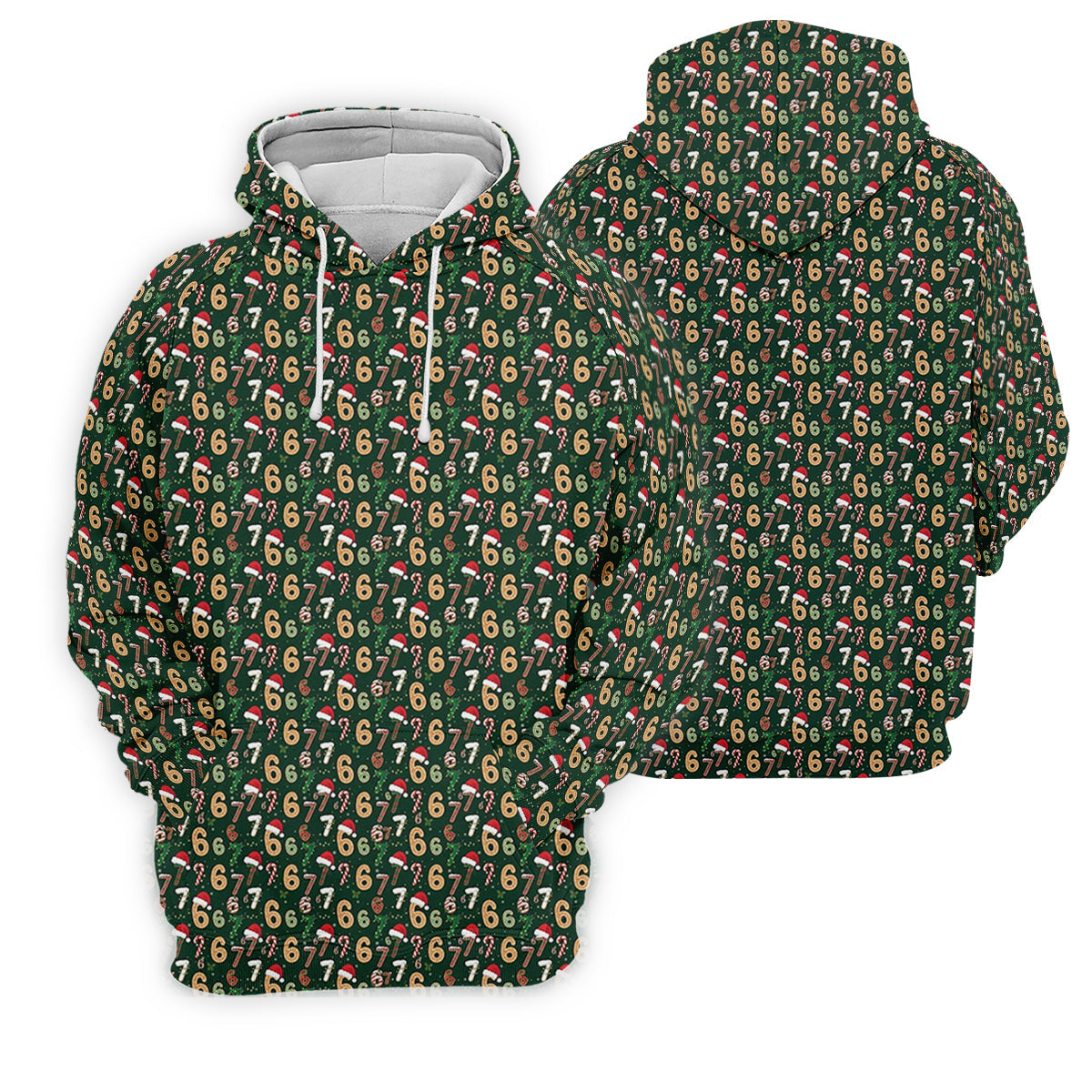 Six Seven Funny Christmas Green Golf Tops For Women, Christmas Golf Shirt, Women Golf Apparel