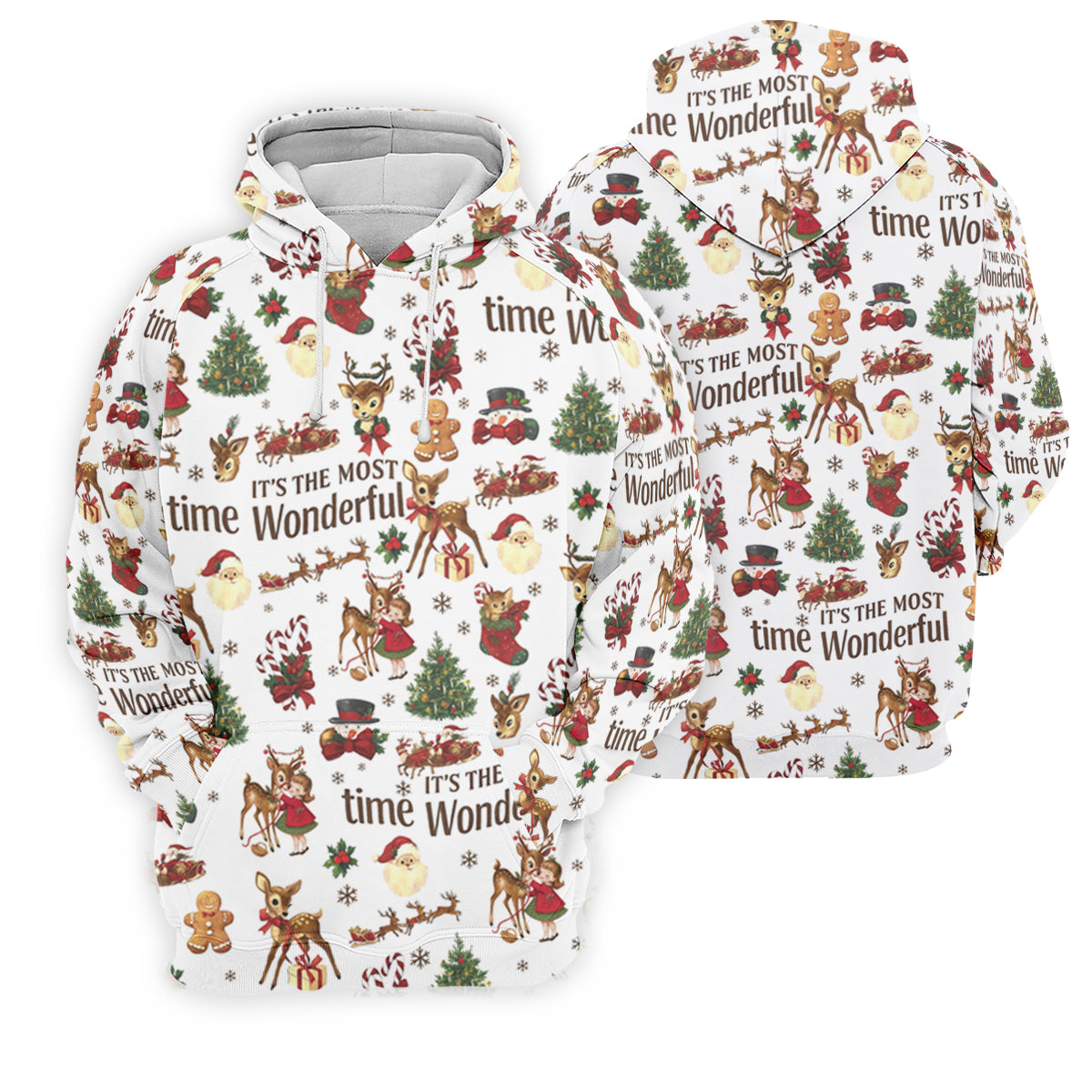 It's The Most Wonderful Time Christmas Golf Shirt, Cute Golf Outfit, Polo ShirtFor Men, Golf Gift For Men
