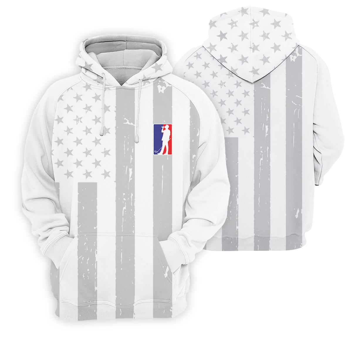 The Game Of Golf American Flag Patriot Golf Tops For Men, Polo ShirtFor Men, Golf Shirts For Men