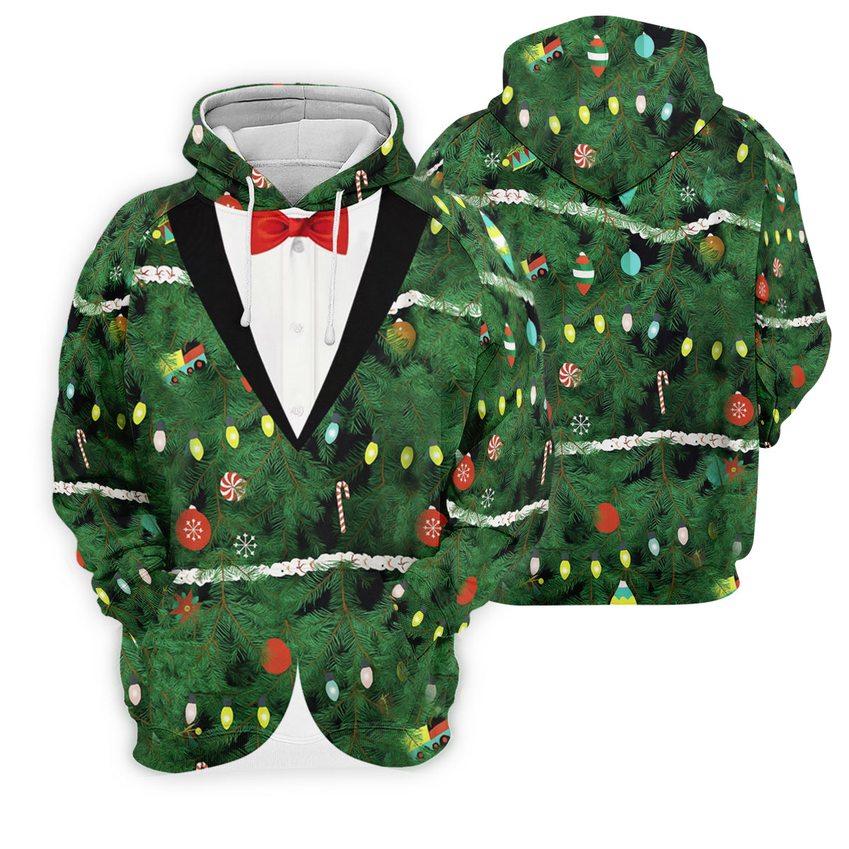 Christmas Tree Needles Green Festive Men's Golf Polo Shirt Christmas Golf Shirt, Golf Gift For Men