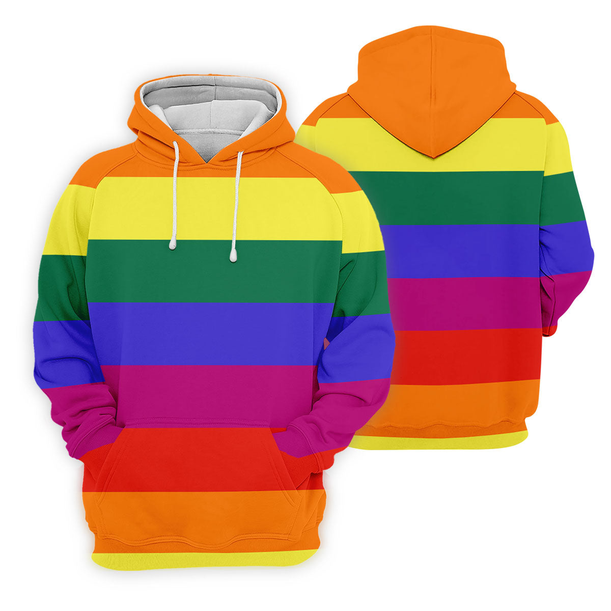 LGBT Rainbow Pride Month Celebrate Golf Tops For Men, Pride Colors Golf Shirts For Men