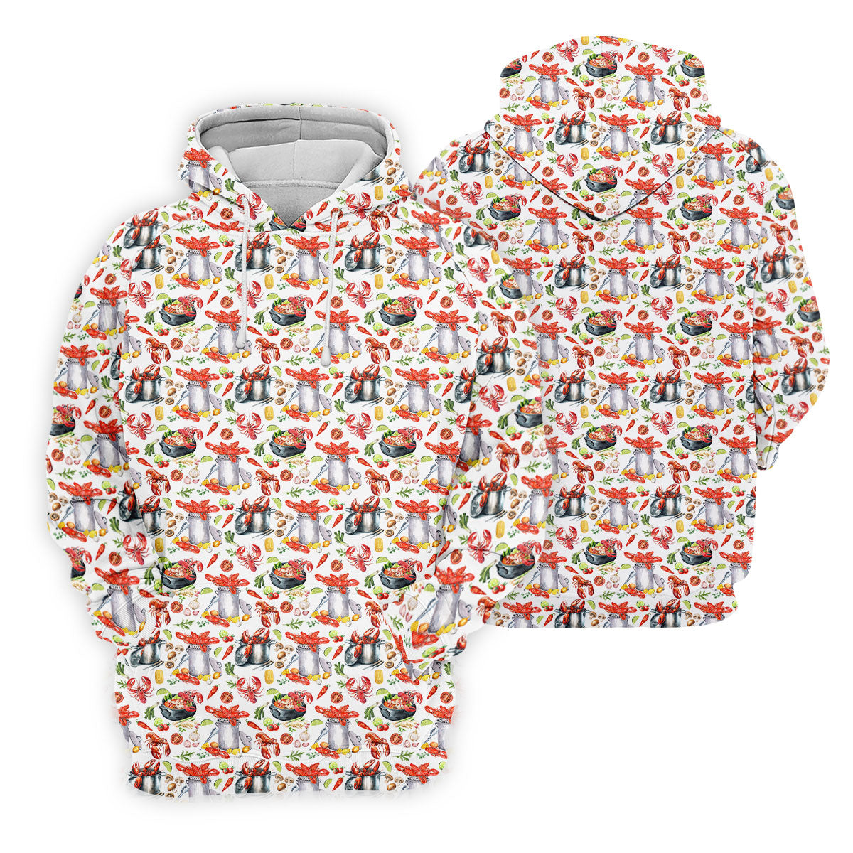 Crawfish Boil Pot Hawaiian Golf Shirt, Louisiana Crawfish Season Golf Shirt For Women