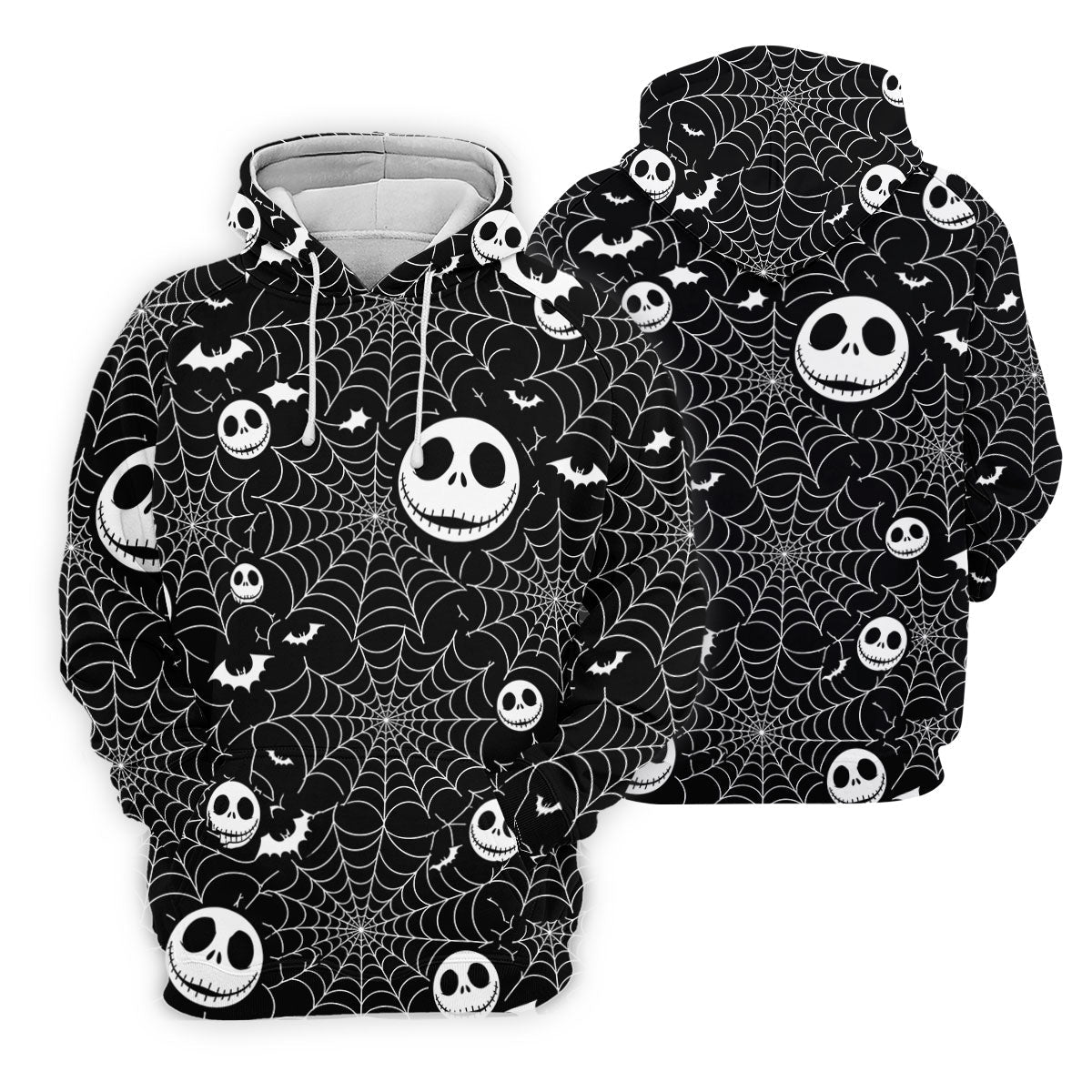 Black Horror Character Spider Web Pattern Golf Polo Shirt, Women's Golf Polo, Ladies Golf Shirts